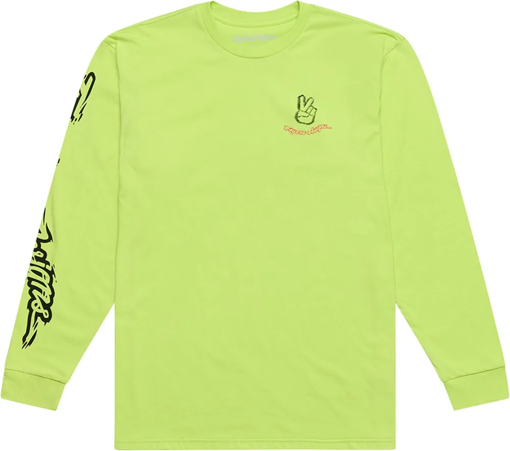 Tričko s dlhým rukávom TLD Peace Out Glo Yellow