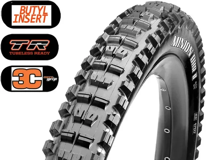 Maxxis plášť MINION DHR II 27.5" - 3CG/DD/TR, 120x2TPI, kevlar