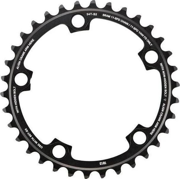Prevodník SRAM Road 34T 11S S2 110 AL3 BTBLK