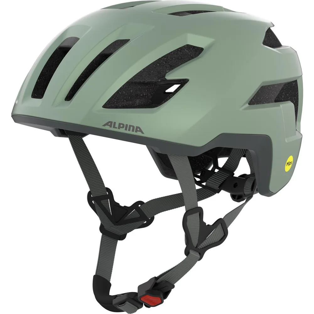 ALPINA Cyklistická prilba TAUNUS GRAVEL MIPS bledo-zelená (will-green matt)