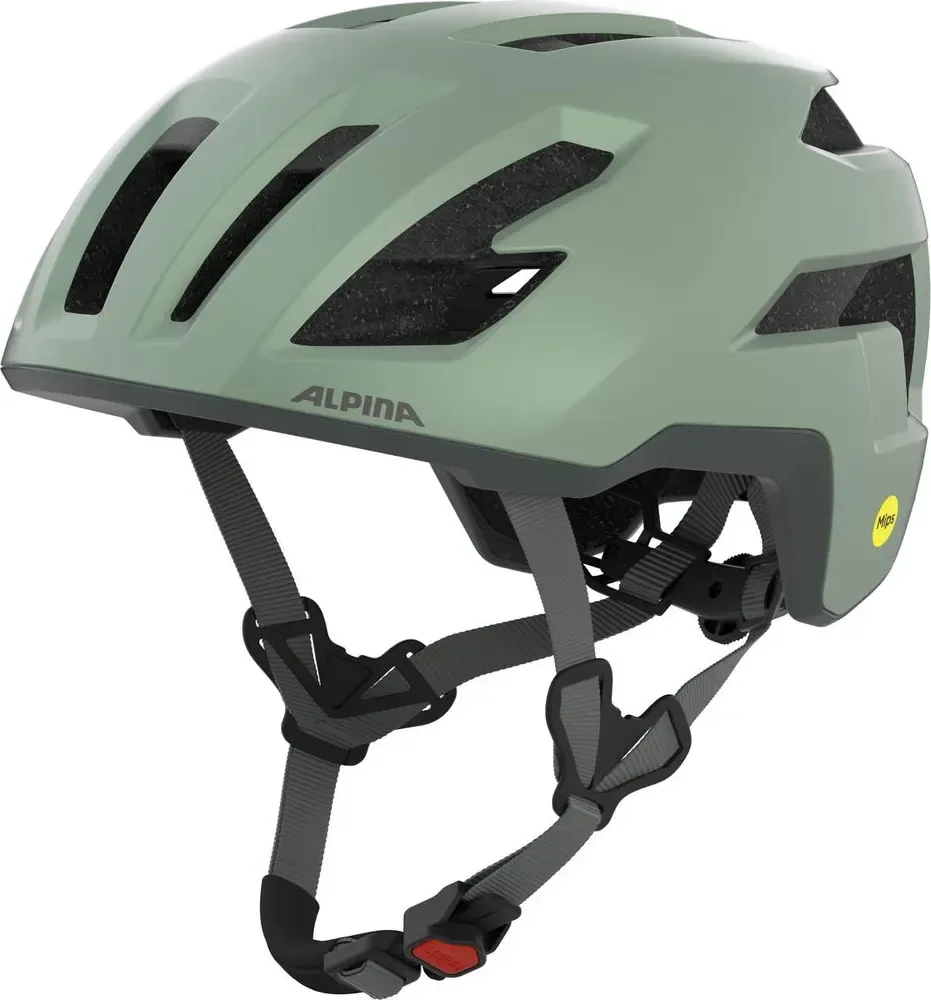 ALPINA Cyklistická prilba TAUNUS GRAVEL MIPS bledo-zelená (will-green matt)