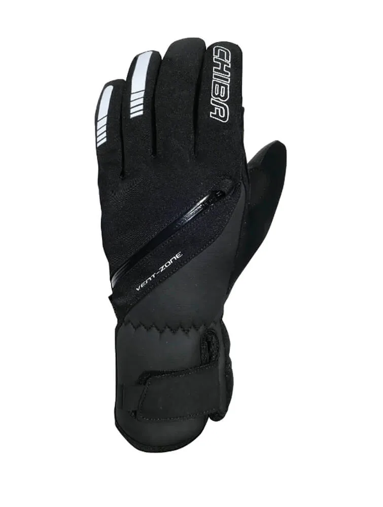 Chiba Zimné cyklistické rukavice City Liner BLACK L, Čierna