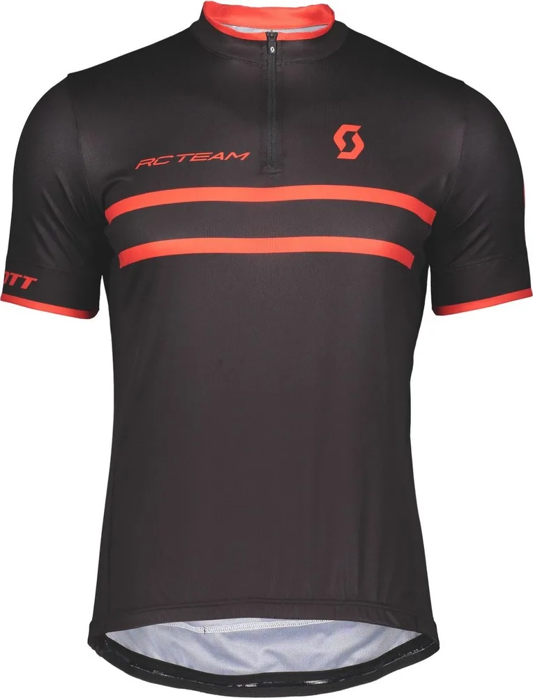 Pánsky dres Scott RC Team 20, krátky rukáv, Black/Fiery Red