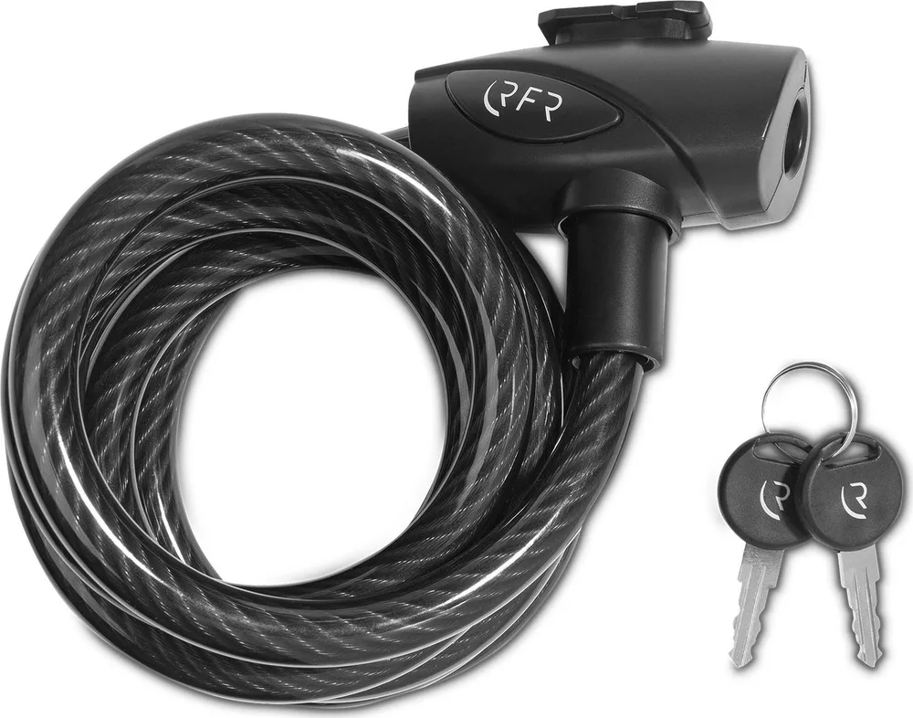 Zámok RFR Spiral Cable Lock 12 x 1800 mm