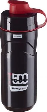 Cyklofľaša termo Polisport, T500 ml, čierno/červená