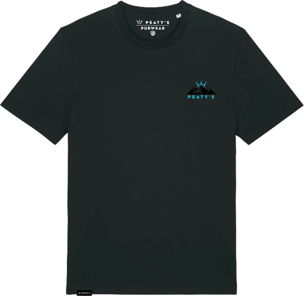 Tričko s krátkym rukávom Peaty's Pubwear Sunrise Black