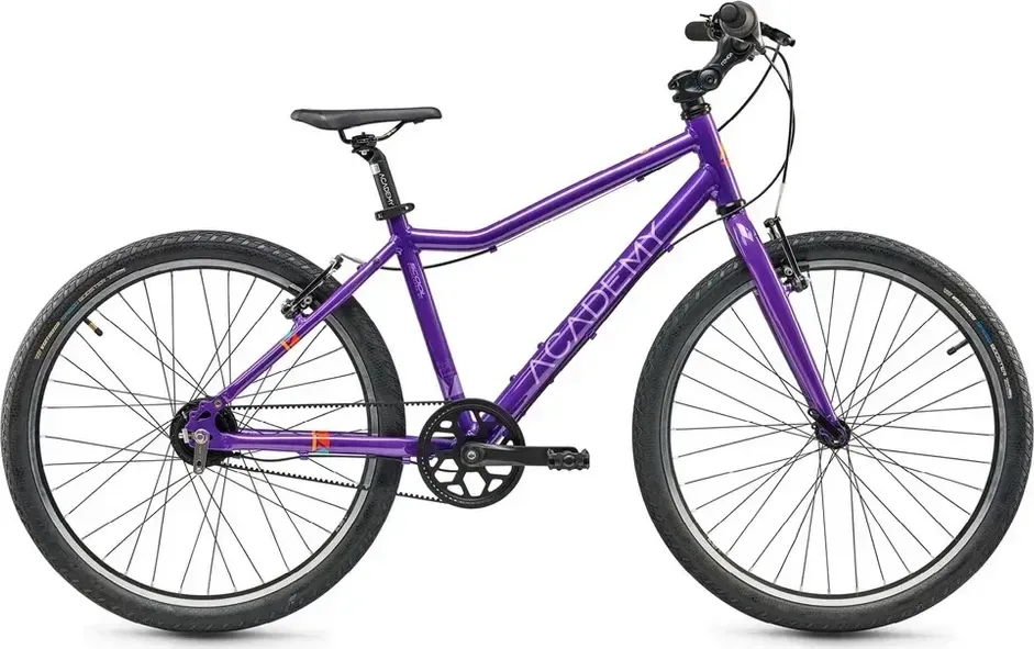 ACADEMY Detský bicykel Grade 5 Belt 24" 2025 Fialová, Žltá/Modrá/Fialová