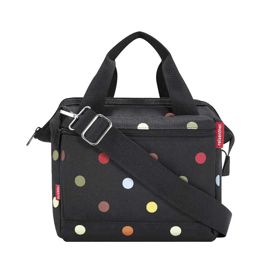 KLICKfix Taška na riadidlá Reisenthel Roomy DOTS, Sivá/DOTS