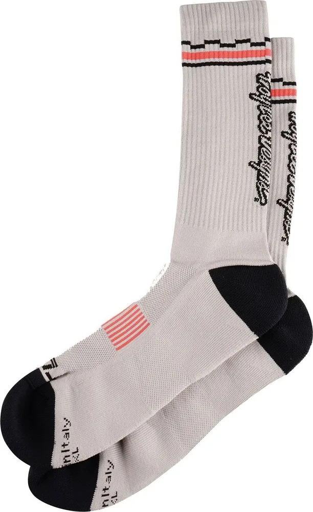 Ponožky TLD Performance Socks Checka Light Gray