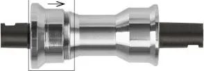 Oska M-Wave stred.zapuzdrená 136 mm na klinok, oceľ.misky