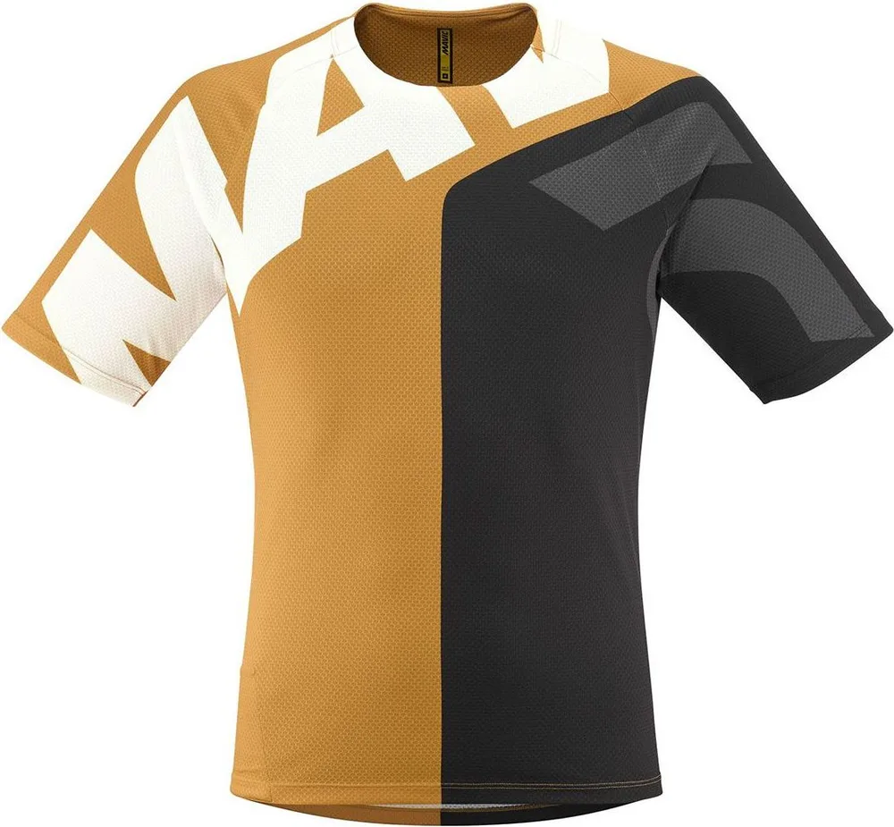 Pánsky dres s krátkym rukávom Mavic Deemax Enduro Letters/Mineral Yellow