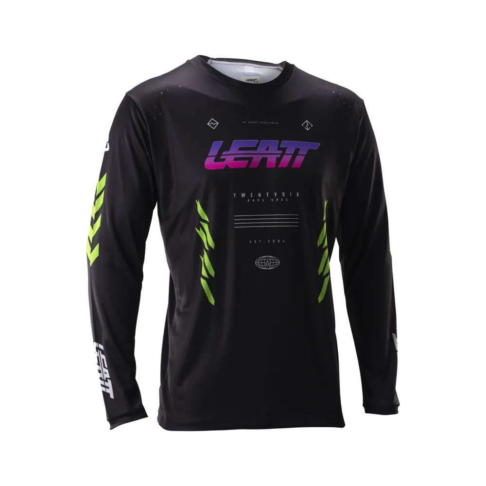 LEATT dres dlhý rukáv MTB Gravity 4.0, Race Black