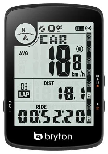 Bryton GPS cyklopočítač RIDER 17 E SKU