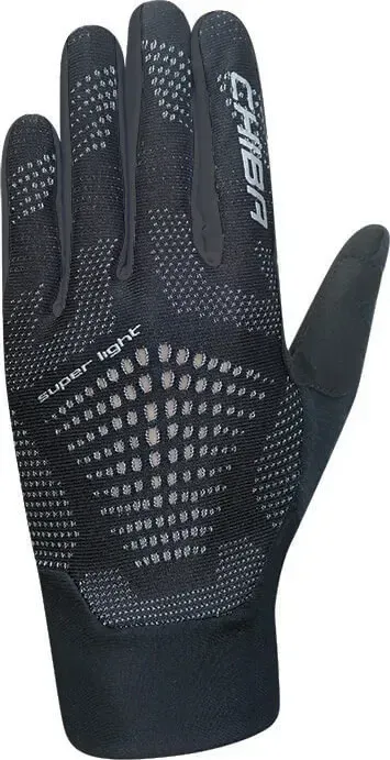 Chiba Cyklistické rukavice Superlight BLACK M, Čierna