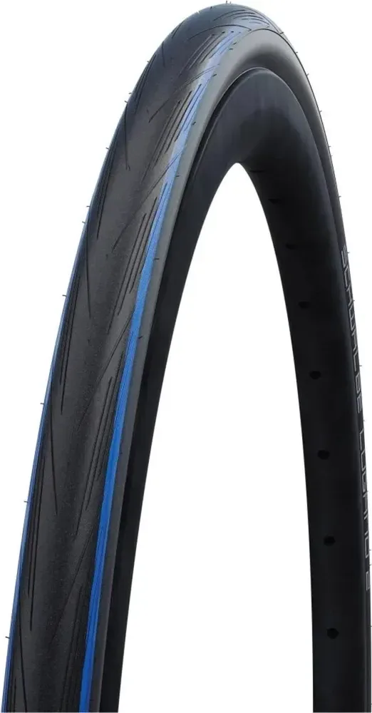 Plášť LUGANO II 700x25C (25-622) 50EPI 365g K-Guard SiC modré pásiky