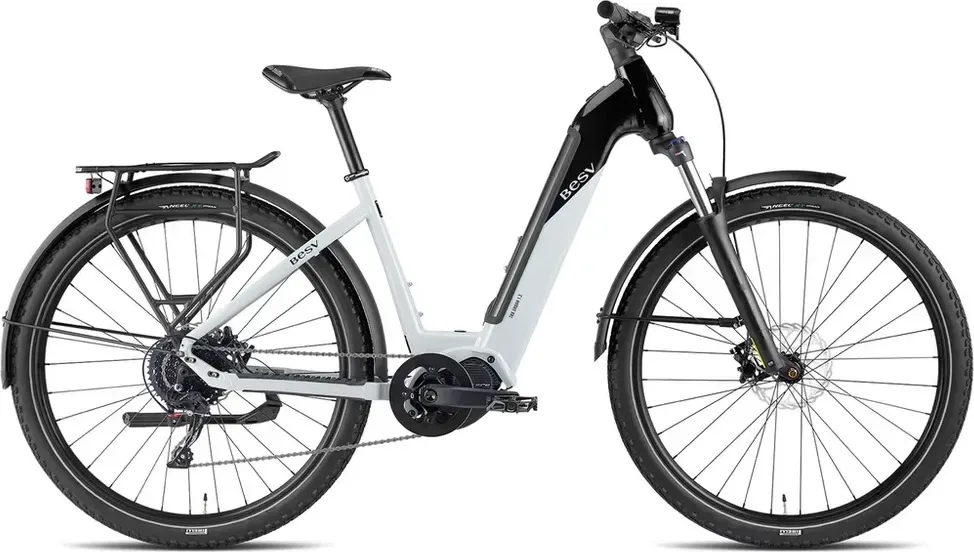 BESV Mestský elektrobicykel TRX Urban 1.3 LS 2026 M, Sivá/Biela