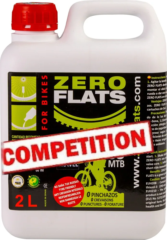 Bezdušový tmel ZeroFlats MTB/Gravel Competition, 2000ml