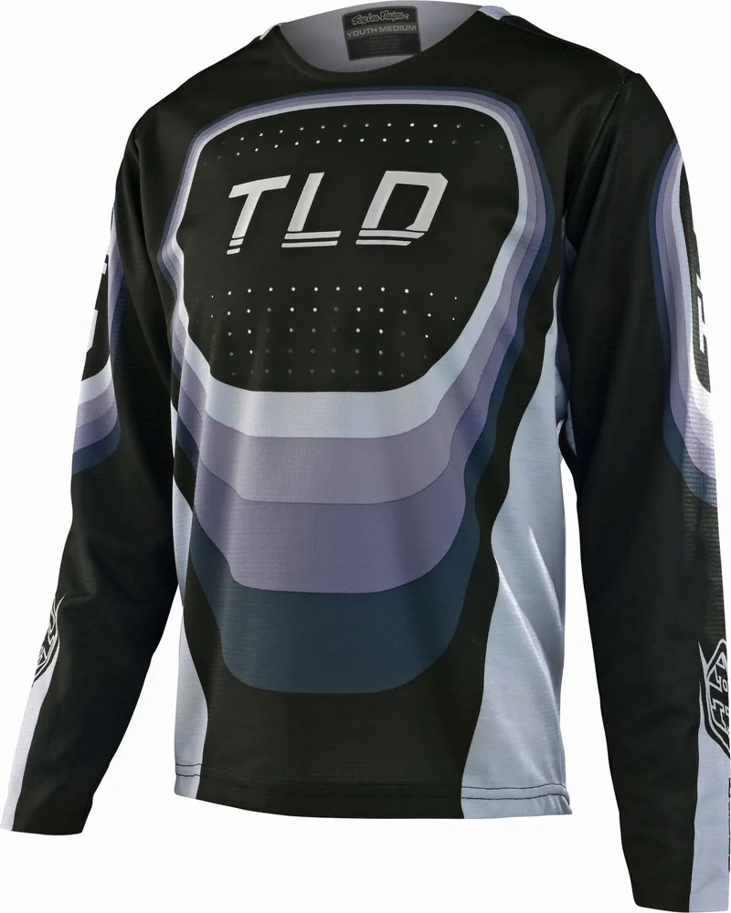 Detský dres s dlhým rukávom TLD Sprint Reverb Black