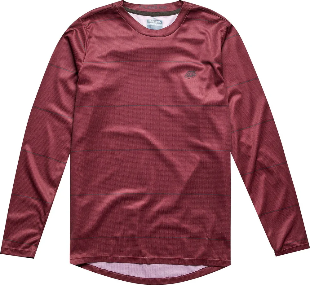 Dres s dlhým rukávom TLD Flowline Revert Wine