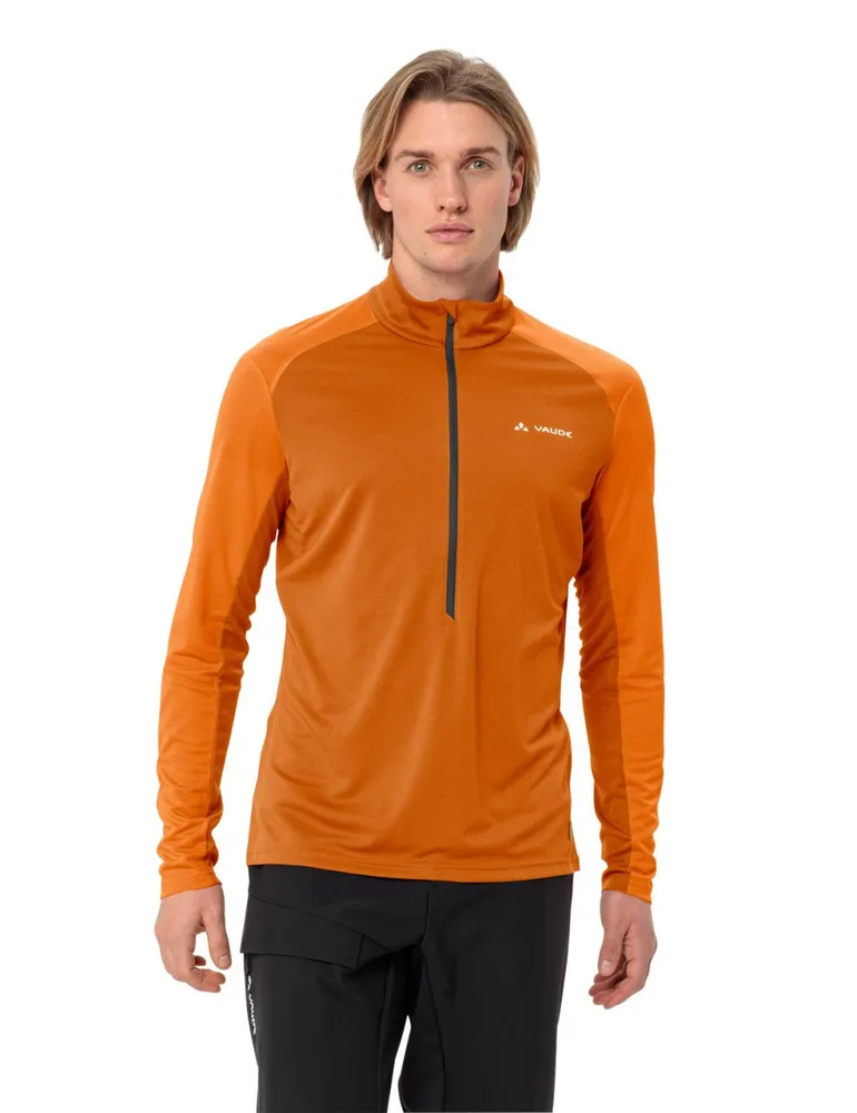 Vaude tričko s dlhým rukávom Larice Light, pánske, oranžová