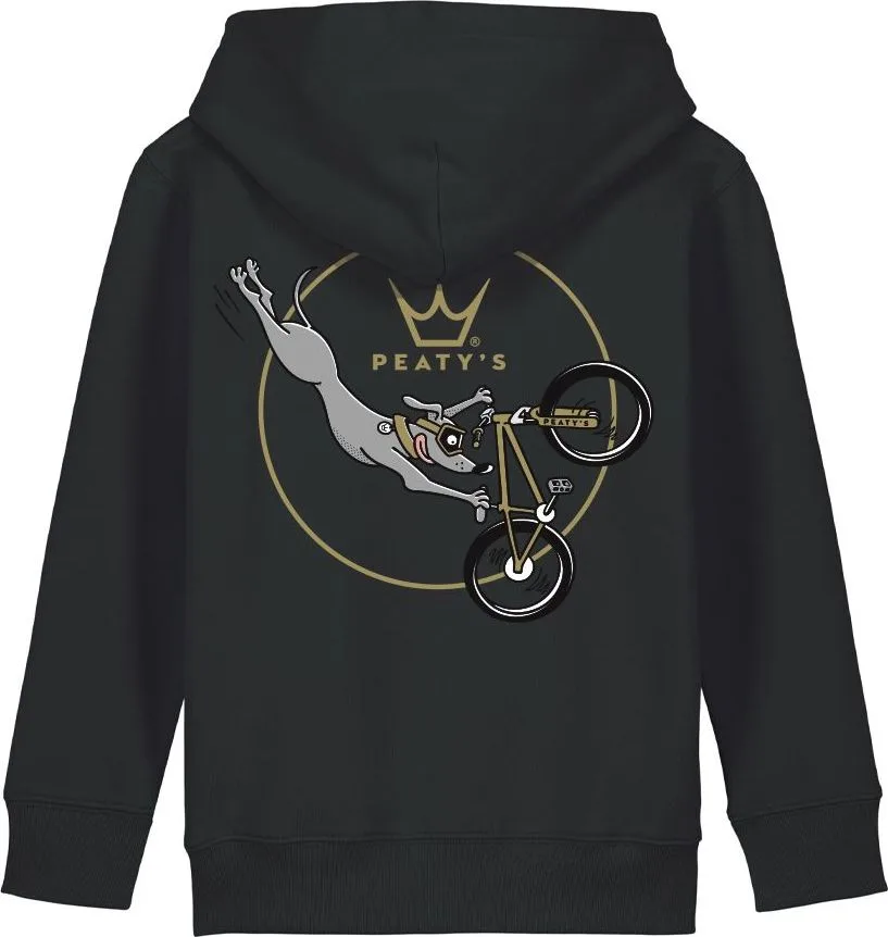 Detská mikina Peaty's Kidswear - Superdog / Black