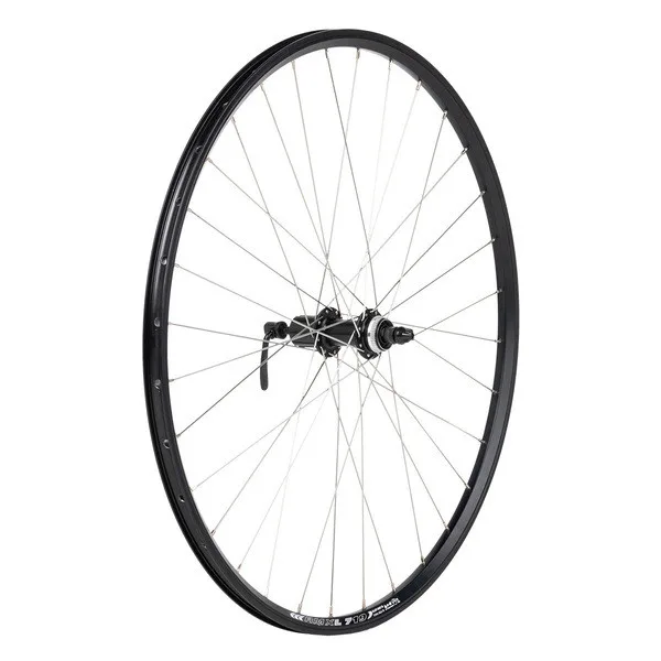 DEMA koleso MTB Disc 26" čierne zadné, kazetové QR, Center Lock, nerez