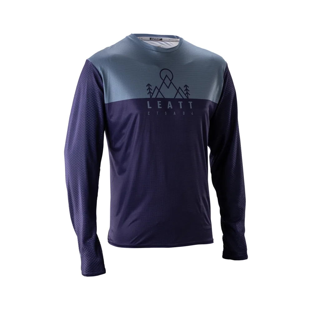 LEATT dres dlhý rukáv MTB Trail 3.0, Galaxy Blue