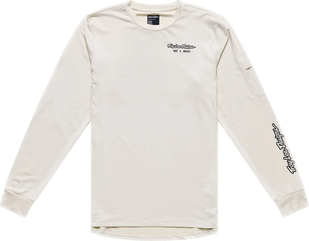 Pánsky dres s dlhým rukávom TLD Ruckus Ride Tee Art & Speed Pumice