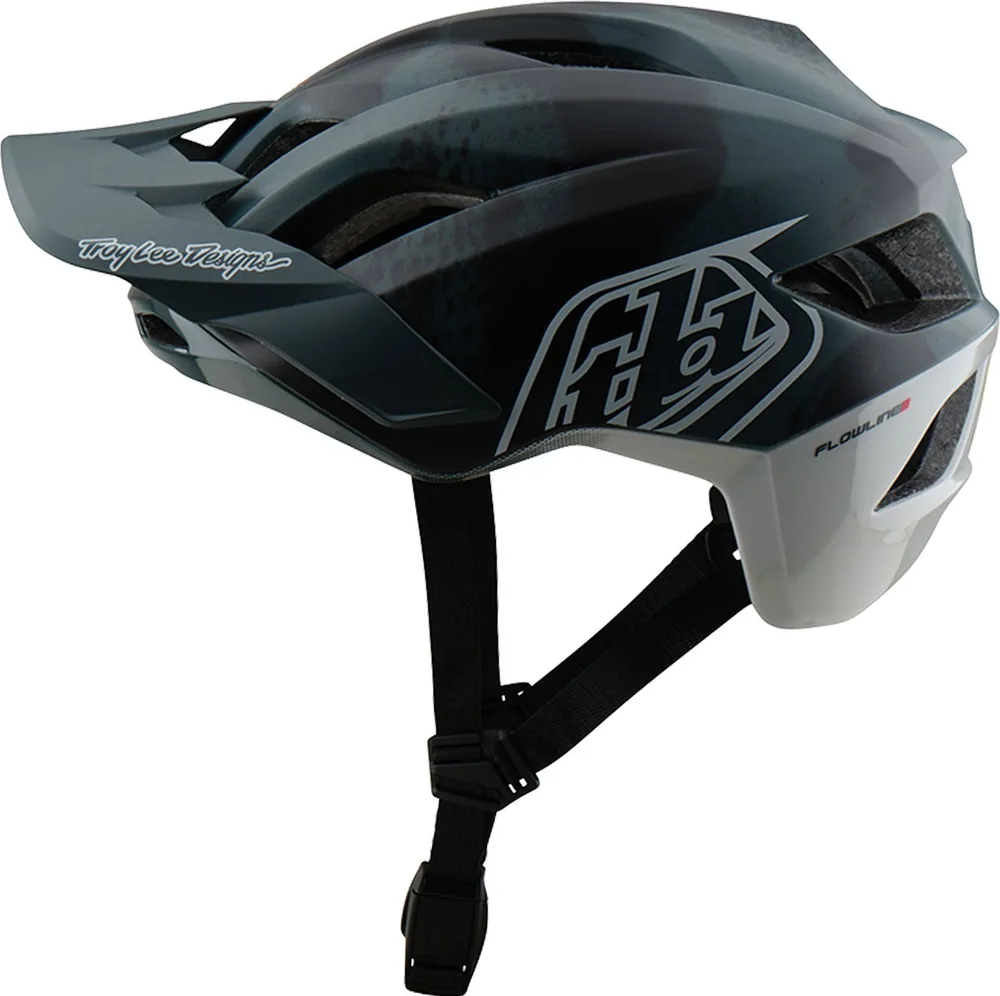 Prilba TLD Flowline SE Badge Camo Gray