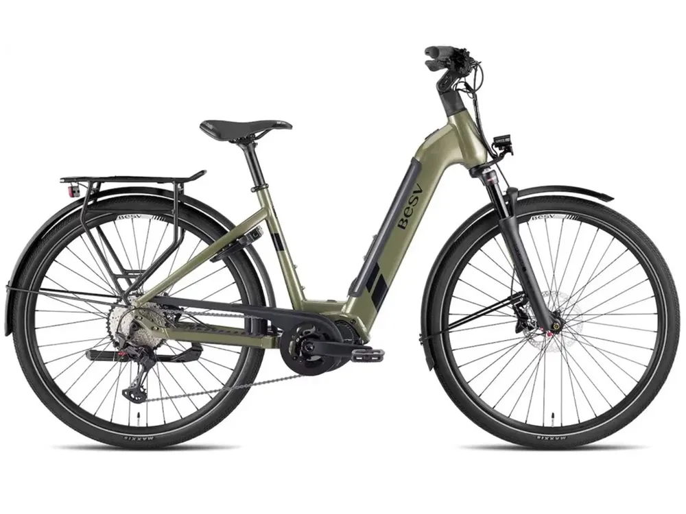 BESV BESV Mestský elektrobicykel TR 1.1 LS 2025 Mestský elektrobicykel TR 1.1 LS 2025 S S, Zelená