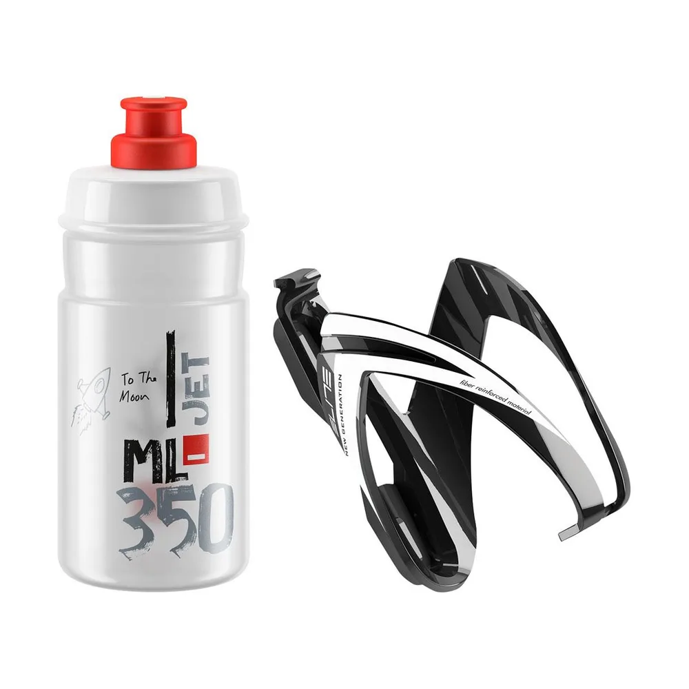 Set CEO + fľaša JET 350ml čierno/červená