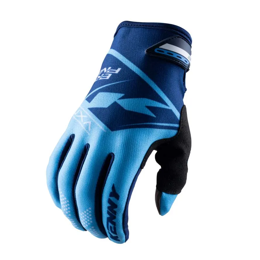 KENNY Cyklistické rukavice BRAVE BLUE 2, Modrá