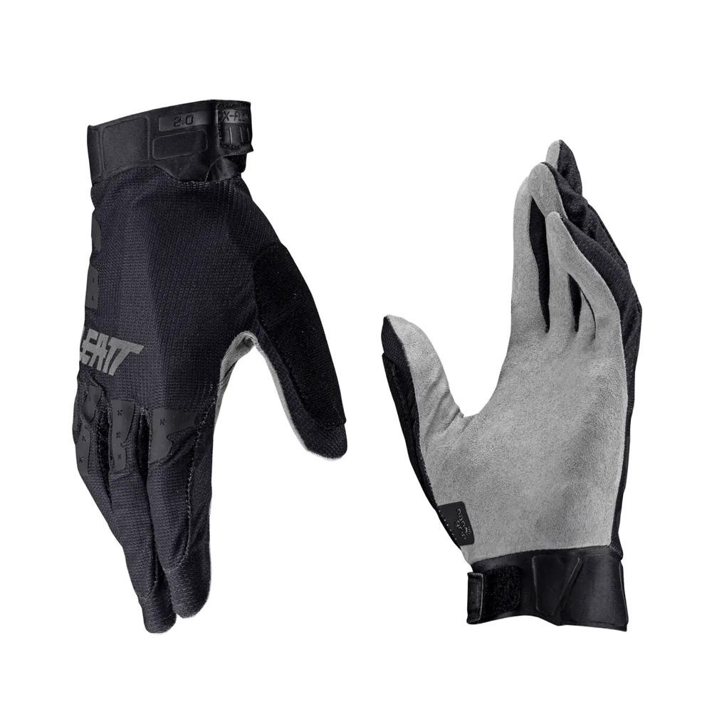 LEATT rukavice MTB 2.0 X-Flow, Stealth Black/Grey
