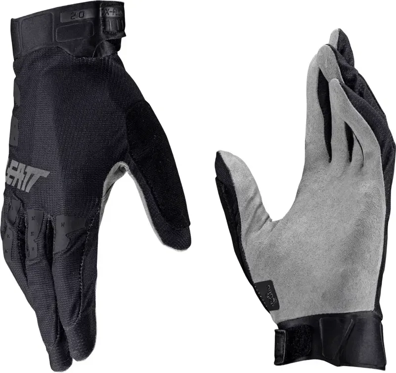 LEATT rukavice MTB 2.0 X-Flow, Stealth Black/Grey
