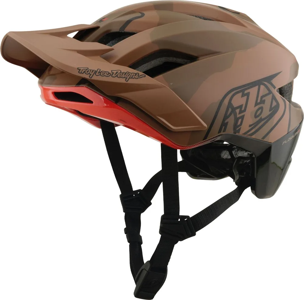 Prilba TLD Flowline SE MIPS Badge Sienna Camo