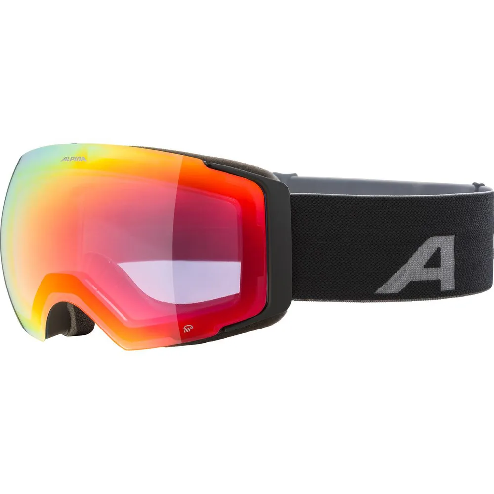Alpina lyžiarske okuliare FALERA MAG black matt Quatroflex red