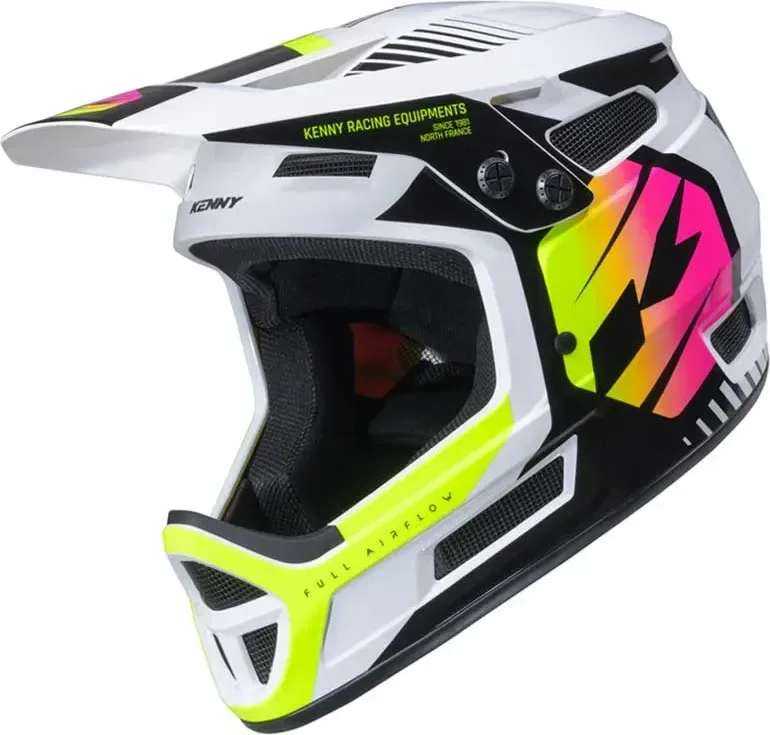 KENNY Cyklistická prilba ELITE GRAPHIC + Neon 2026 L, Biela