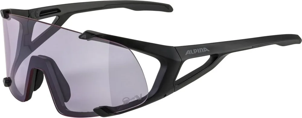 ALPINA Okuliare HAWKEYE S Q-lite V čierne matné
