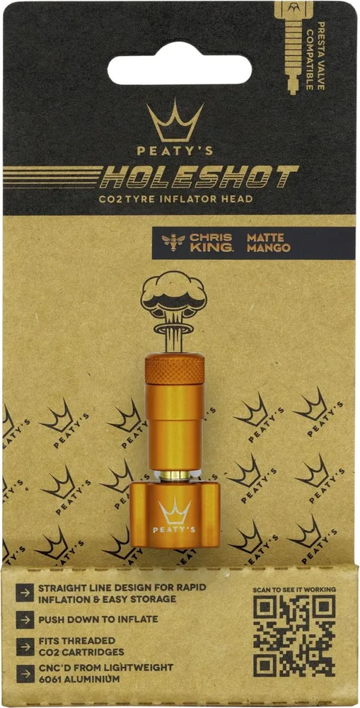 Hlavica CO2 pumpy Peaty's Holeshot Mango