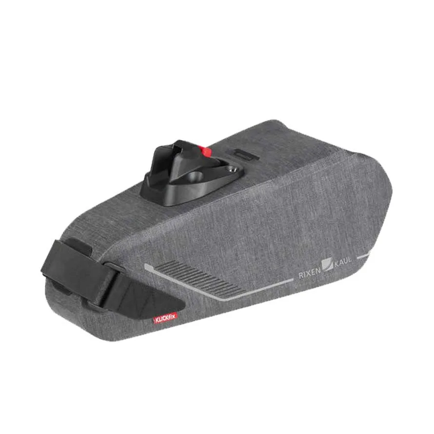 KLICKfix Bikepack X Compact vodotesná podsedlová taška šedá 6,5 l, Sivá