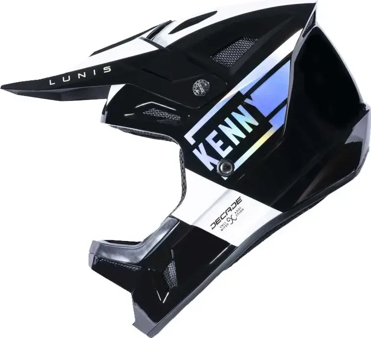 KENNY Cyklistická prilba DECADE Lunis Black Holographic 2025 L, Čierna