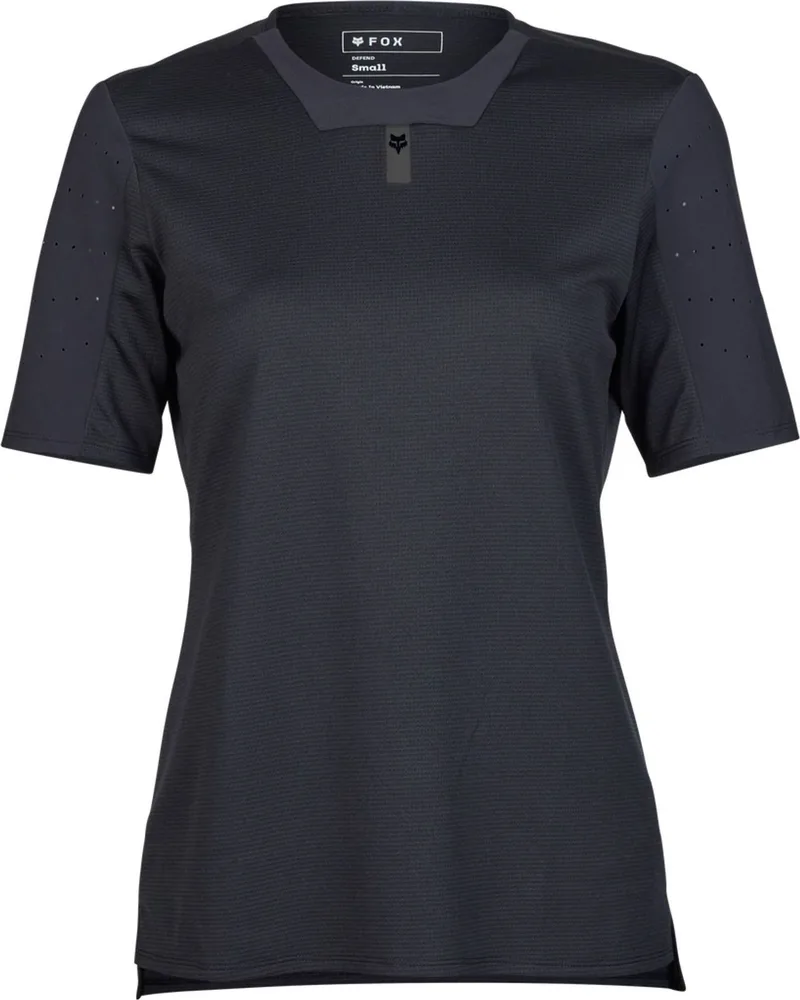 Dámsky dres Fox Defend, krátky rukáv, Black