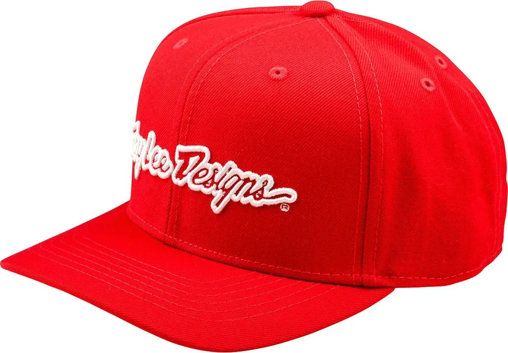 Šiltovka TLD Curved Snapback Hat Signature Team Red
