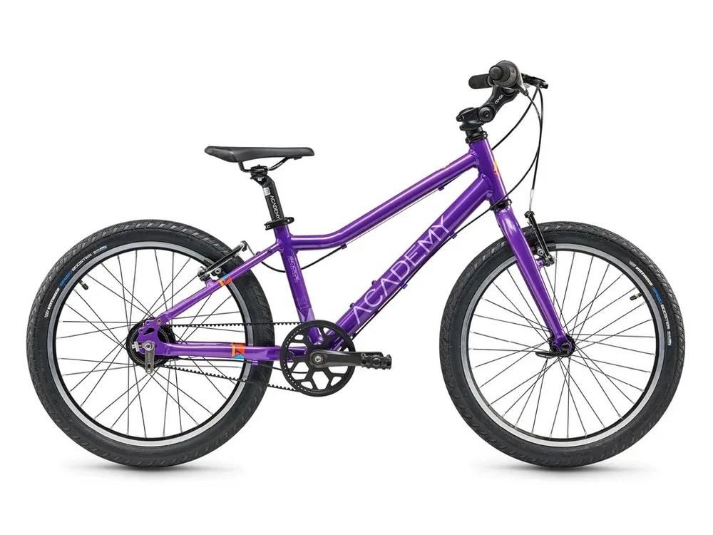 ACADEMY Detský bicykel Grade 4 Belt 20" 2025 Fialová, Žltá/Modrá/Fialová