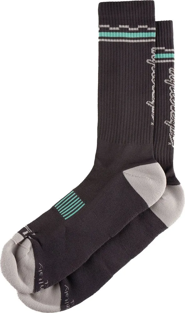 Ponožky TLD Performance Socks Checka Carbon