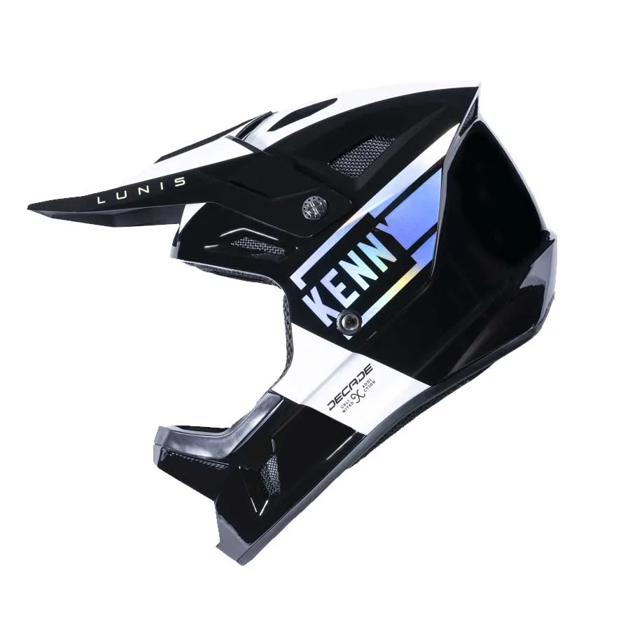 KENNY Cyklistická prilba DECADE Lunis Black Holographic 2025 S, Čierna