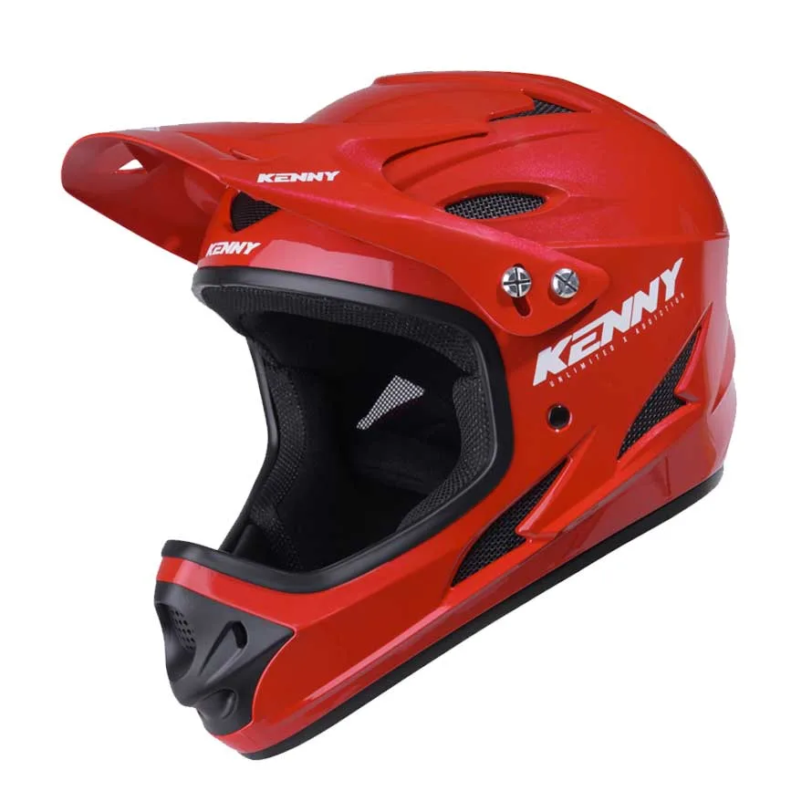 KENNY Cyklistická prilba DOWNHILL SOLID Red XXS, Červená
