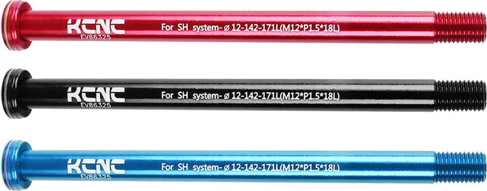 Zadná oska KCNC KQR08 Shimano E-Thru Boost 12x148, 172mm - čierna