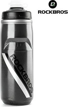 Cyklofľaša termo RockBros, čierna, 620 ml, polypropylén PP5