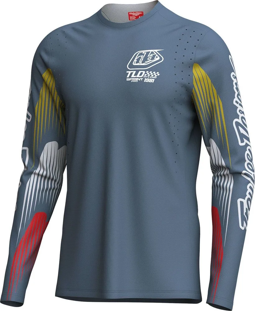 Pánsky dres s dlhým rukávom TLD Sprint Pro Turbo Slate